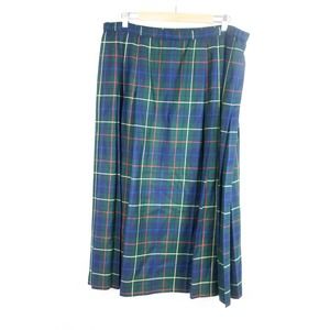 Vintage Plaid Pendleton Wool Skirt